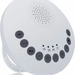 FBC Goods - White Noise - White Noise Machine Baby - Slaap Therapie - Witte Ruis - White Noise Machine - White Noise Baby - Slaap Geluidsmachine - Slaaphulp - Wit