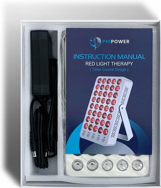 Merkloos Rood Licht Therapie Lamp | Diep Rood/NIR | Phipower - Afbeelding 8
