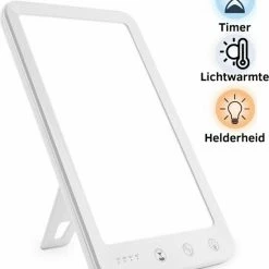 Merkloos Daglichtlamp - Maui Enterprises Gezichtslamp - Lichttherapie Lamp - Bureaulamp - Anti-depressielamp ? Inclusief Kabel En Stekker - 10.000 Lux