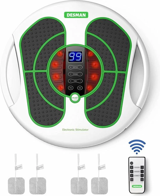 Desman ? Bloedcirculatieapparaat - Verbeter Je Bloedsomloop ? Spierstimulator - Voor Benen En Voeten - TENS/EMS