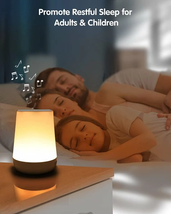 Oyka White Noise Machine - Brown Noise - Wekker - Led Verlichting Nachtlicht - Met Applicatie - Witte Ruis Apparaat - Slaap Routine - Baby Slaapmachine - Ontspanning En Relaxing - Afbeelding 6