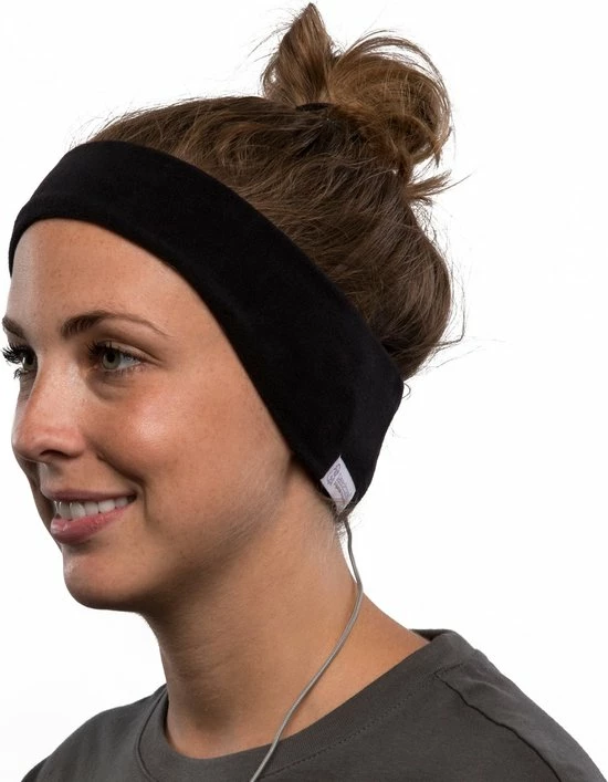 SleepPhones® Classic Breeze Pitch Black/Zwart - Small/Extra Small - Afbeelding 2