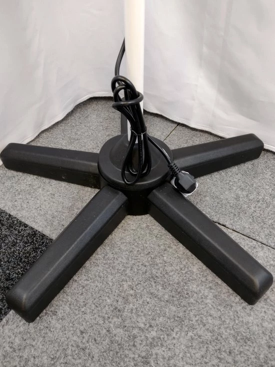 Hwaleng CQJ-24_ TDP Staande Lamp, Dubbele Kop. Elektro-magnetische Warmte Straling Lamp. Voor 1 Of 2 Personen - Afbeelding 6